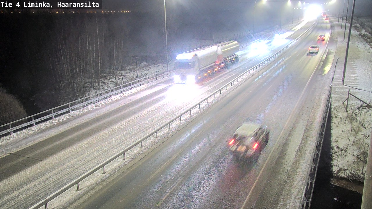 Weather Camera Image Road 4 Liminka, Haaransilta, Liminka, Pohjois-Pohjanmaa