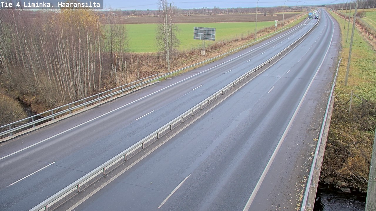 Kelikamerat Kuva Tie 4 Liminka, Haaransilta, Liminka, Pohjois-Pohjanmaa