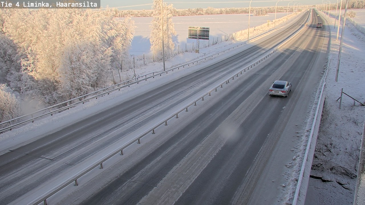 Weather Camera Image Road 4 Liminka, Haaransilta, Liminka, Pohjois-Pohjanmaa