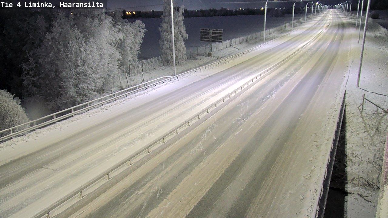 Weather Camera Image Road 4 Liminka, Haaransilta, Liminka, Pohjois-Pohjanmaa
