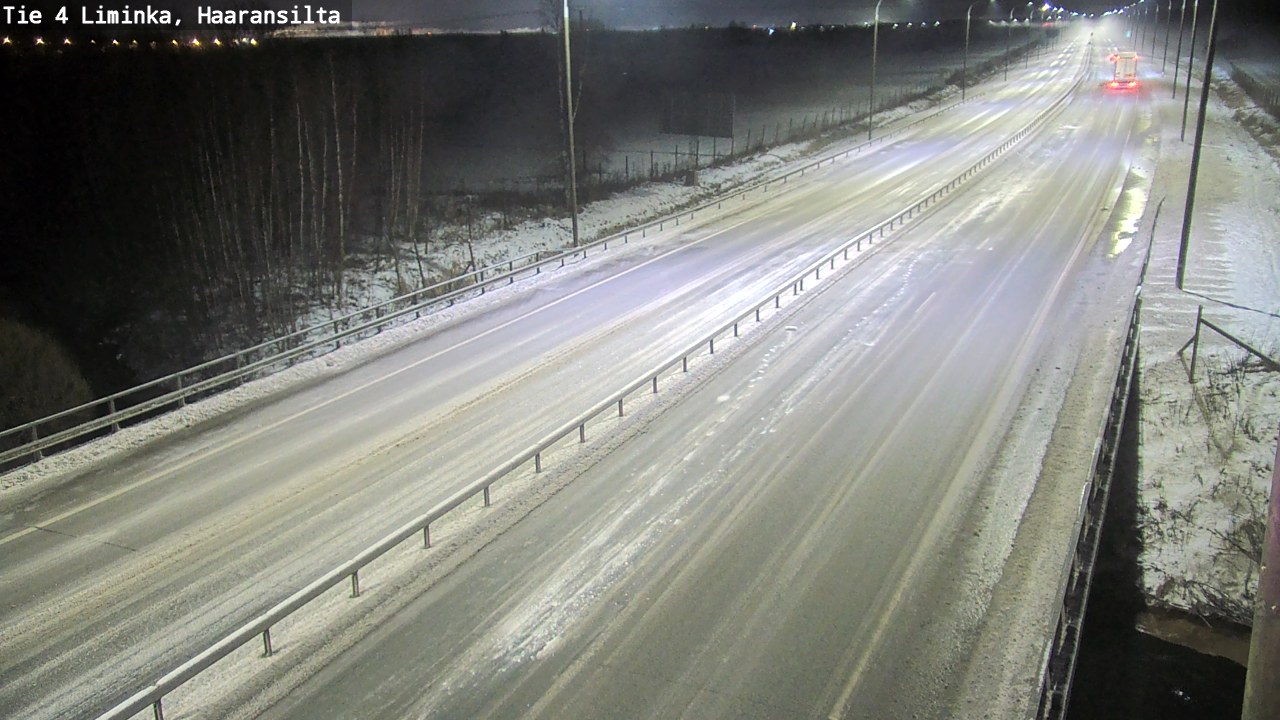 Weather Camera Image Road 4 Liminka, Haaransilta, Liminka, Pohjois-Pohjanmaa
