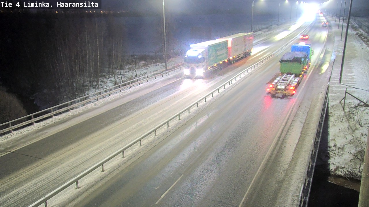 Weather Camera Image Road 4 Liminka, Haaransilta, Liminka, Pohjois-Pohjanmaa