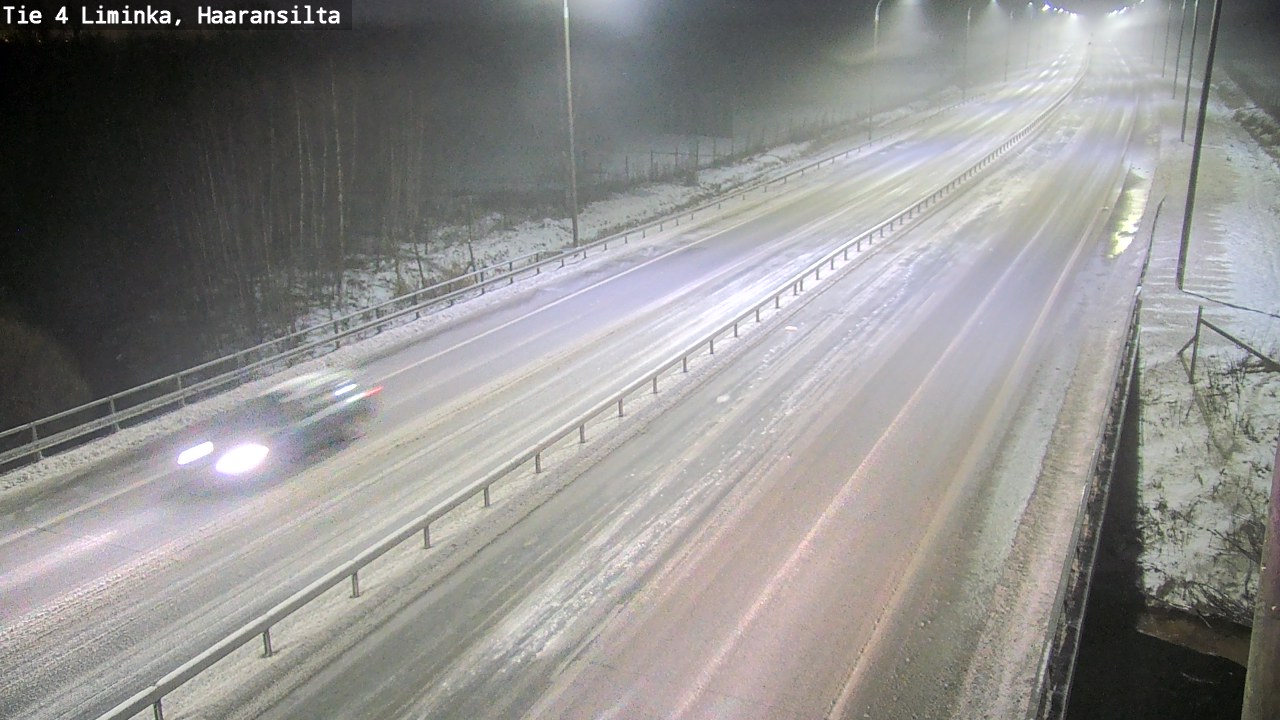 Weather Camera Image Road 4 Liminka, Haaransilta, Liminka, Pohjois-Pohjanmaa