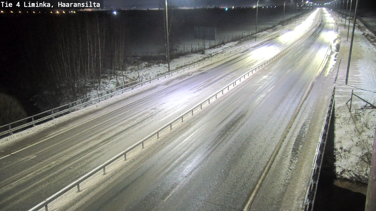 Weather Camera Image Road 4 Liminka, Haaransilta, Liminka, Pohjois-Pohjanmaa