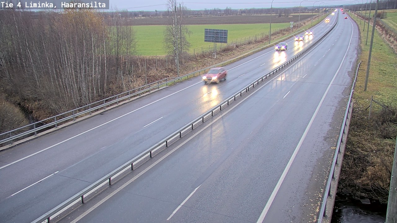 Kelikamerat Kuva Tie 4 Liminka, Haaransilta, Liminka, Pohjois-Pohjanmaa