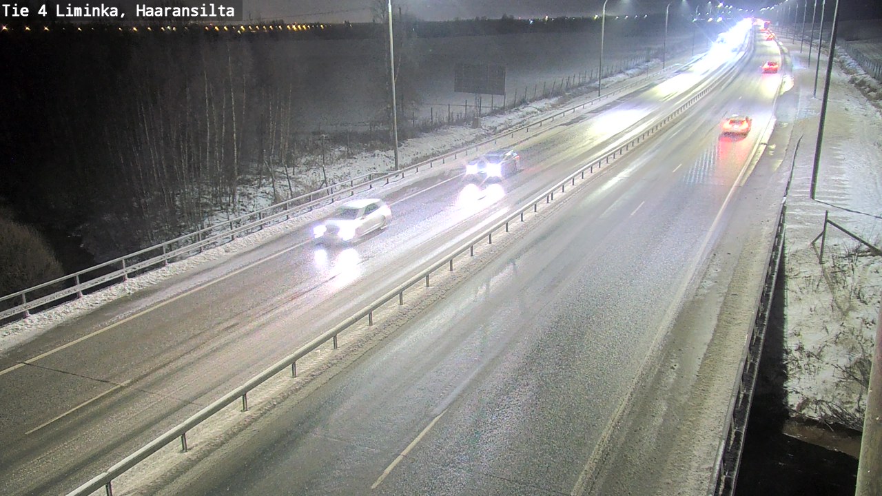 Weather Camera Image Väg 4 Limingo, Haaransilta, Liminka, Pohjois-Pohjanmaa
