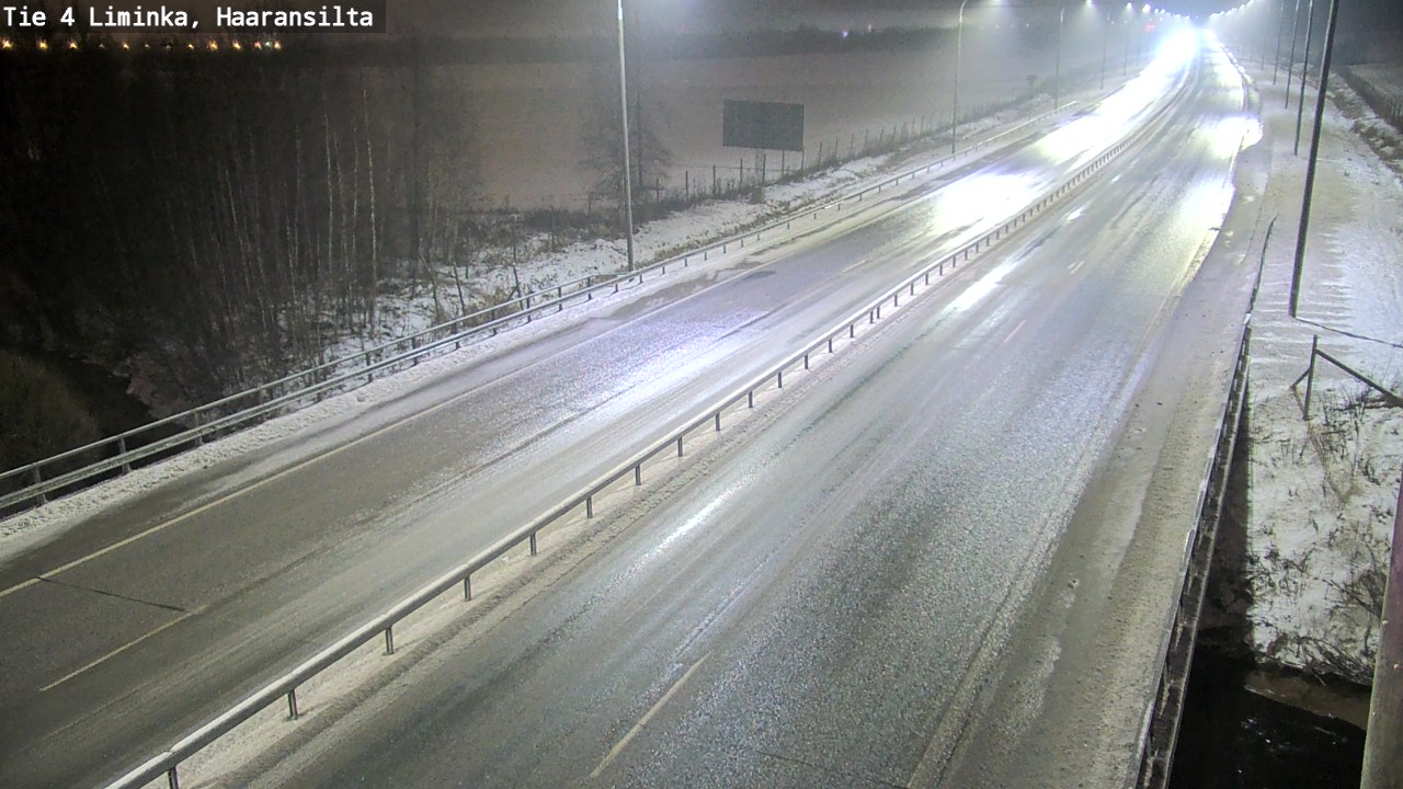 Weather Camera Image Väg 4 Limingo, Haaransilta, Liminka, Pohjois-Pohjanmaa