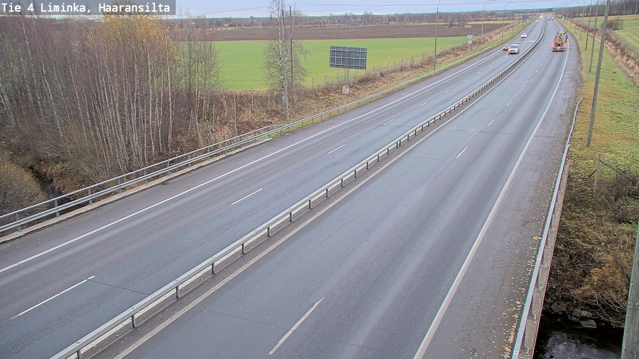 Kelikamerat Kuva Tie 4 Liminka, Haaransilta, Liminka, Pohjois-Pohjanmaa