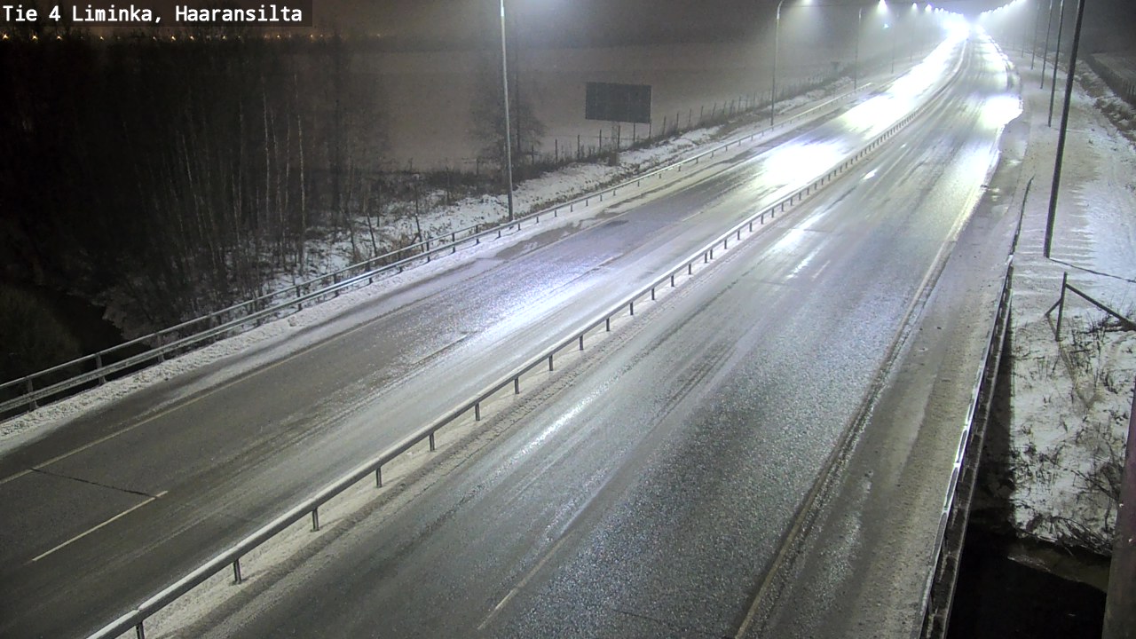 Weather Camera Image Väg 4 Limingo, Haaransilta, Liminka, Pohjois-Pohjanmaa