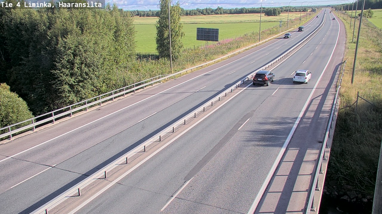 Weather Camera Image Road 4 Liminka, Haaransilta, Liminka, Pohjois-Pohjanmaa