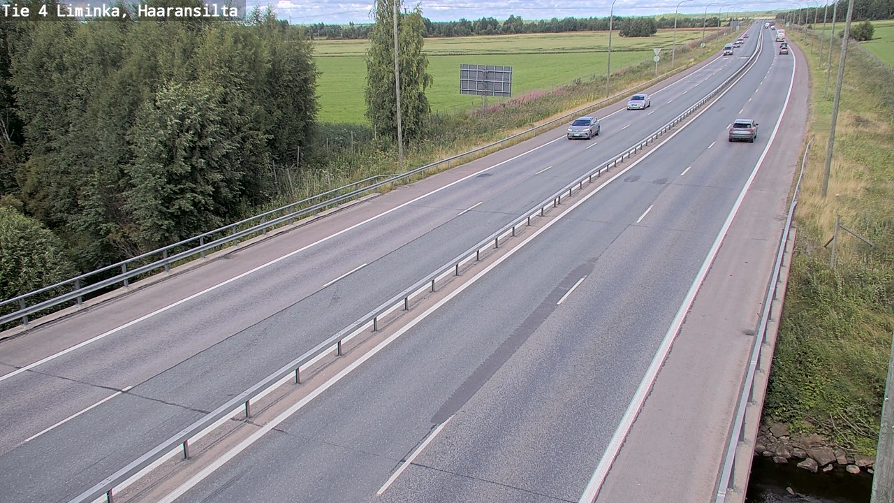 Kelikamerat Kuva Tie 4 Liminka, Haaransilta, Liminka, Pohjois-Pohjanmaa