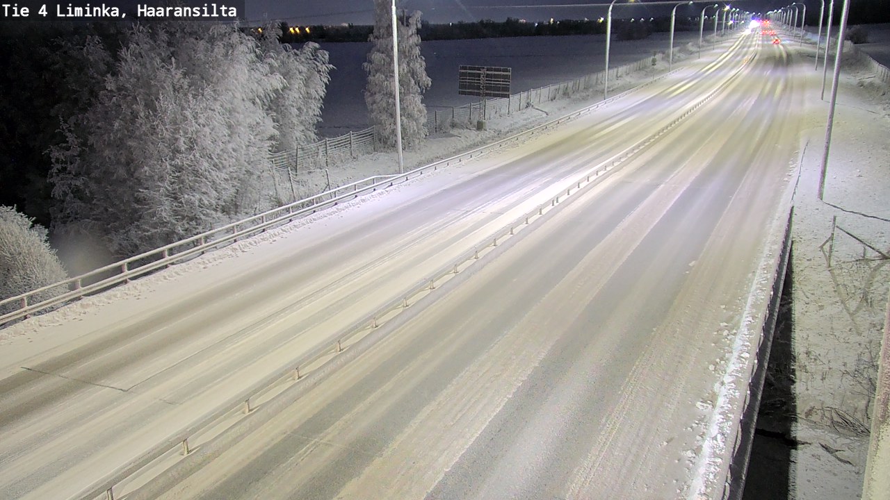 Weather Camera Image Road 4 Liminka, Haaransilta, Liminka, Pohjois-Pohjanmaa