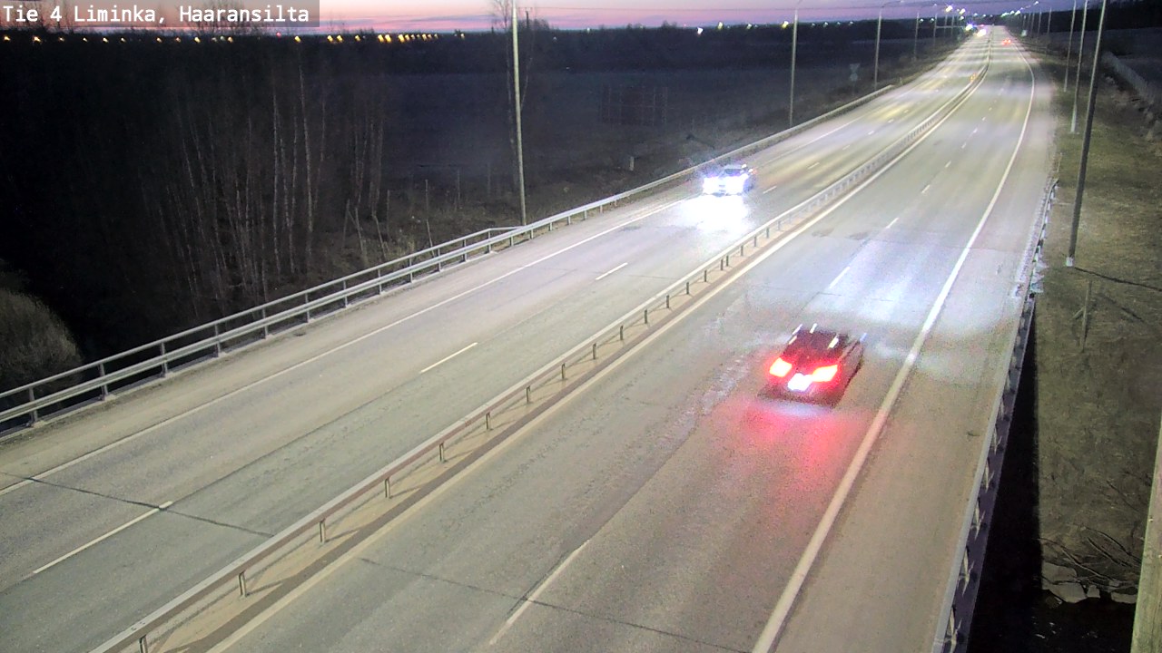 Weather Camera Image Road 4 Liminka, Haaransilta, Liminka, Pohjois-Pohjanmaa