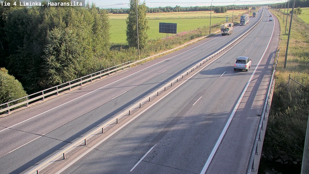 Weather Camera Image Road 4 Liminka, Haaransilta, Liminka, Pohjois-Pohjanmaa
