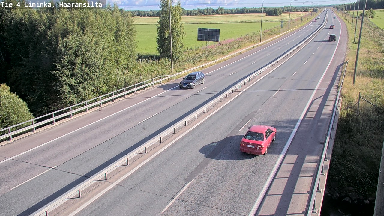 Weather Camera Image Road 4 Liminka, Haaransilta, Liminka, Pohjois-Pohjanmaa