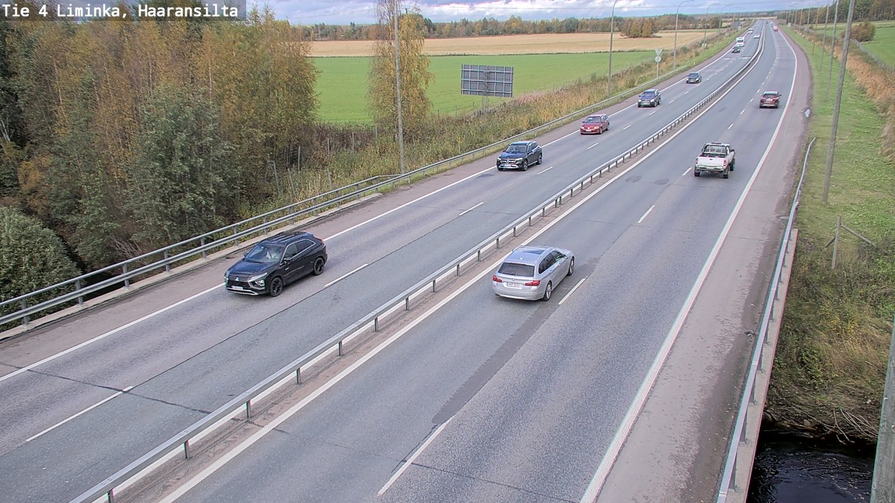 Kelikamerat Kuva Tie 4 Liminka, Haaransilta, Liminka, Pohjois-Pohjanmaa