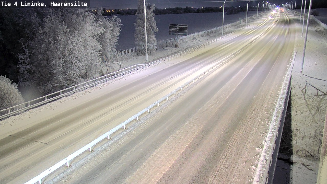Weather Camera Image Road 4 Liminka, Haaransilta, Liminka, Pohjois-Pohjanmaa
