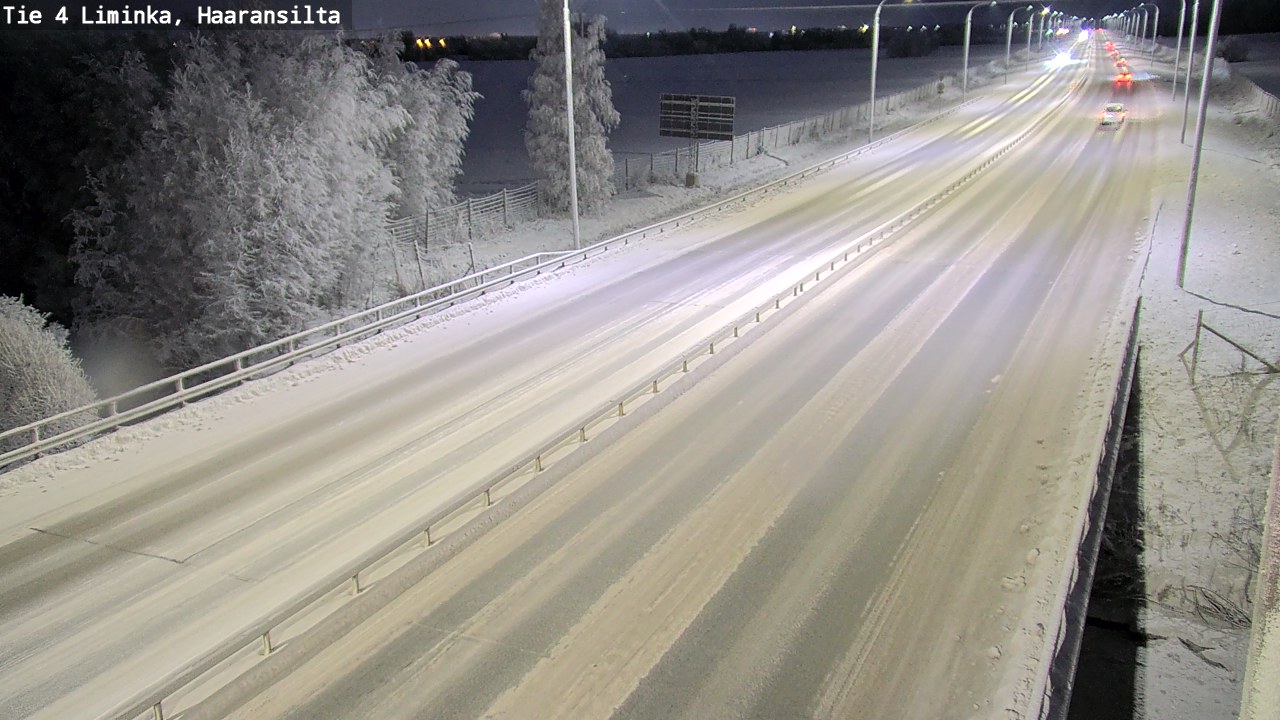 Weather Camera Image Road 4 Liminka, Haaransilta, Liminka, Pohjois-Pohjanmaa