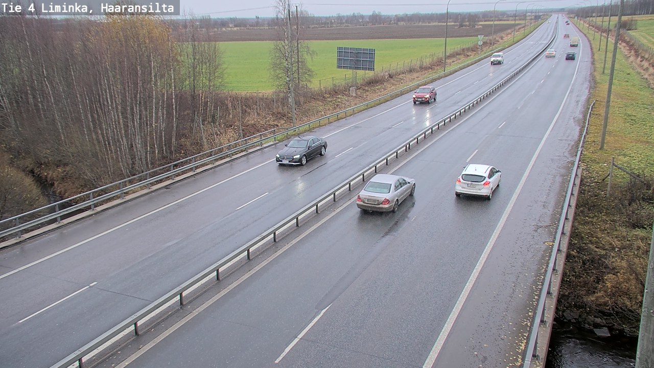 Kelikamerat Kuva Tie 4 Liminka, Haaransilta, Liminka, Pohjois-Pohjanmaa