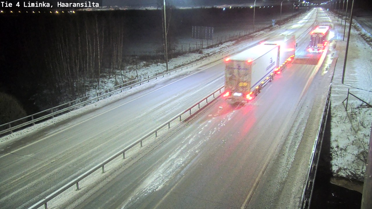 Weather Camera Image Road 4 Liminka, Haaransilta, Liminka, Pohjois-Pohjanmaa