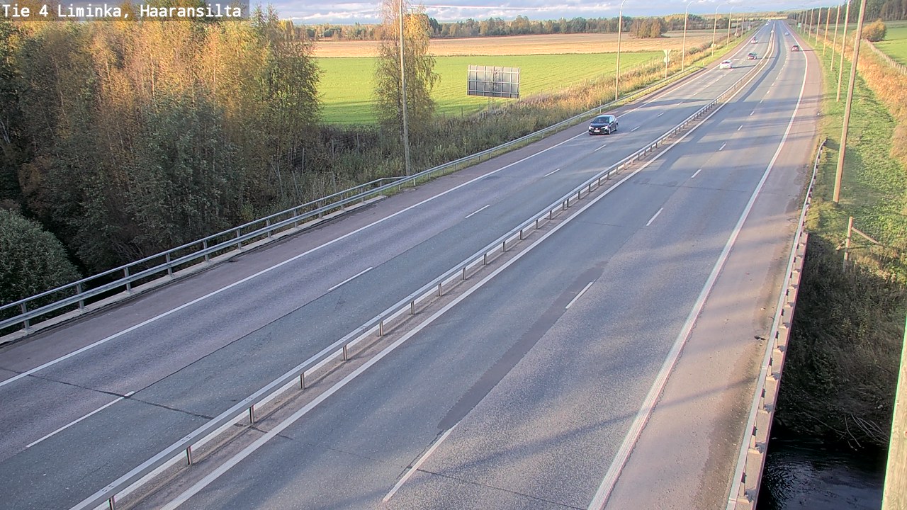Kelikamerat Kuva Tie 4 Liminka, Haaransilta, Liminka, Pohjois-Pohjanmaa
