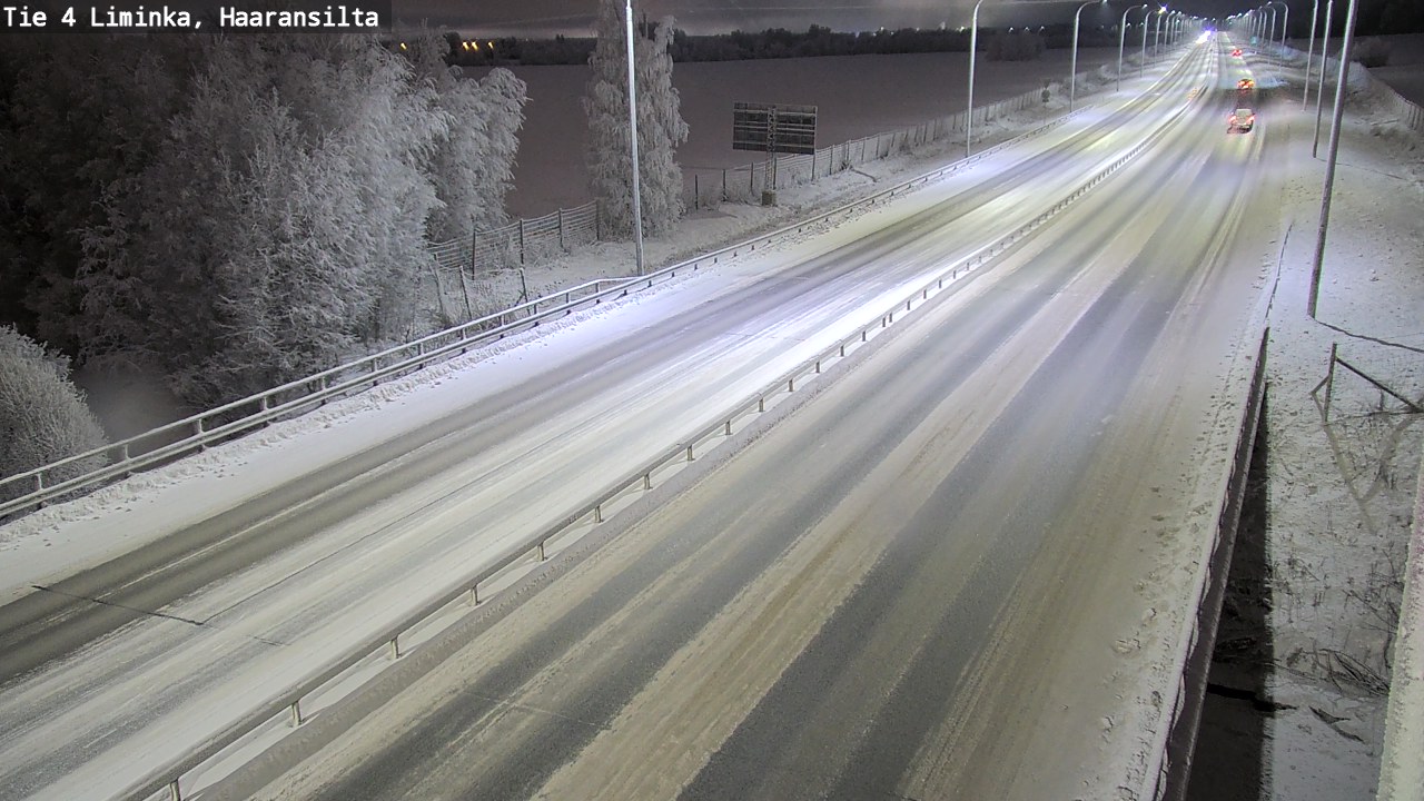 Weather Camera Image Road 4 Liminka, Haaransilta, Liminka, Pohjois-Pohjanmaa