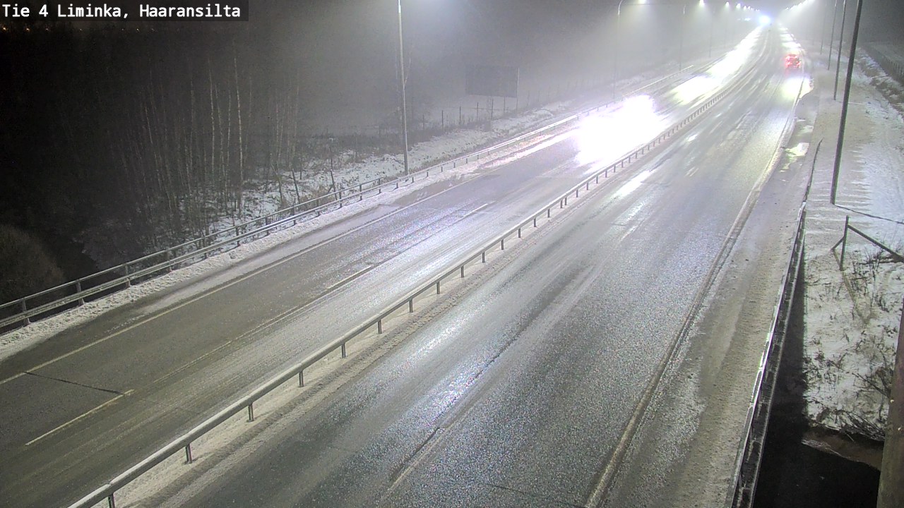Weather Camera Image Väg 4 Limingo, Haaransilta, Liminka, Pohjois-Pohjanmaa