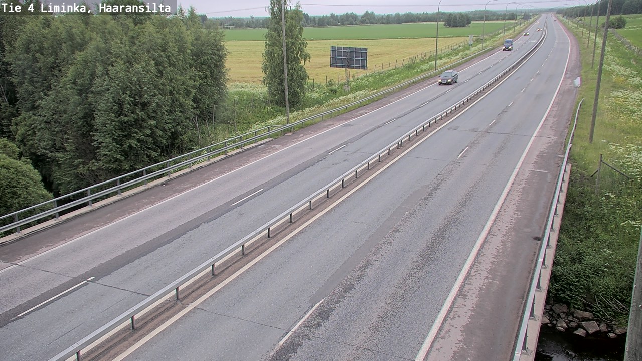 Kelikamerat Kuva Tie 4 Liminka, Haaransilta, Liminka, Pohjois-Pohjanmaa