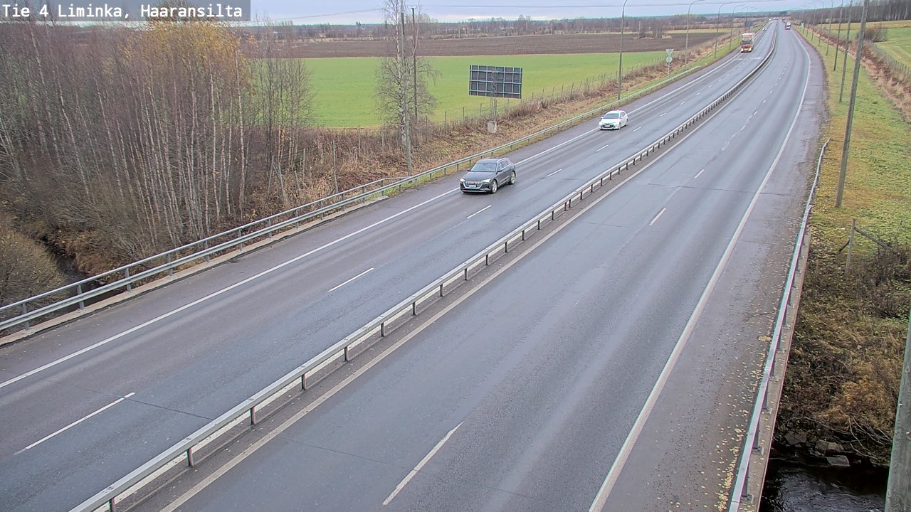 Kelikamerat Kuva Tie 4 Liminka, Haaransilta, Liminka, Pohjois-Pohjanmaa