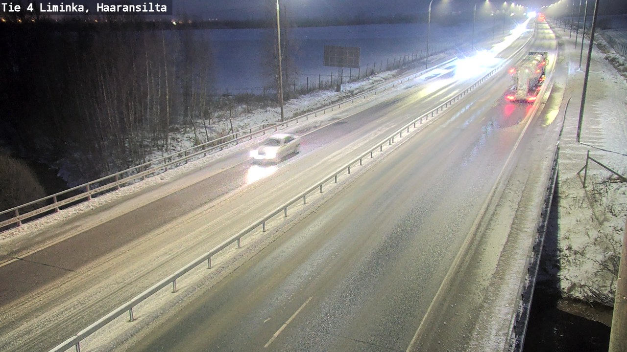 Weather Camera Image Road 4 Liminka, Haaransilta, Liminka, Pohjois-Pohjanmaa