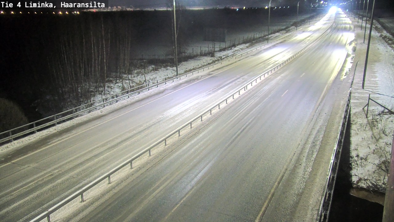 Weather Camera Image Road 4 Liminka, Haaransilta, Liminka, Pohjois-Pohjanmaa