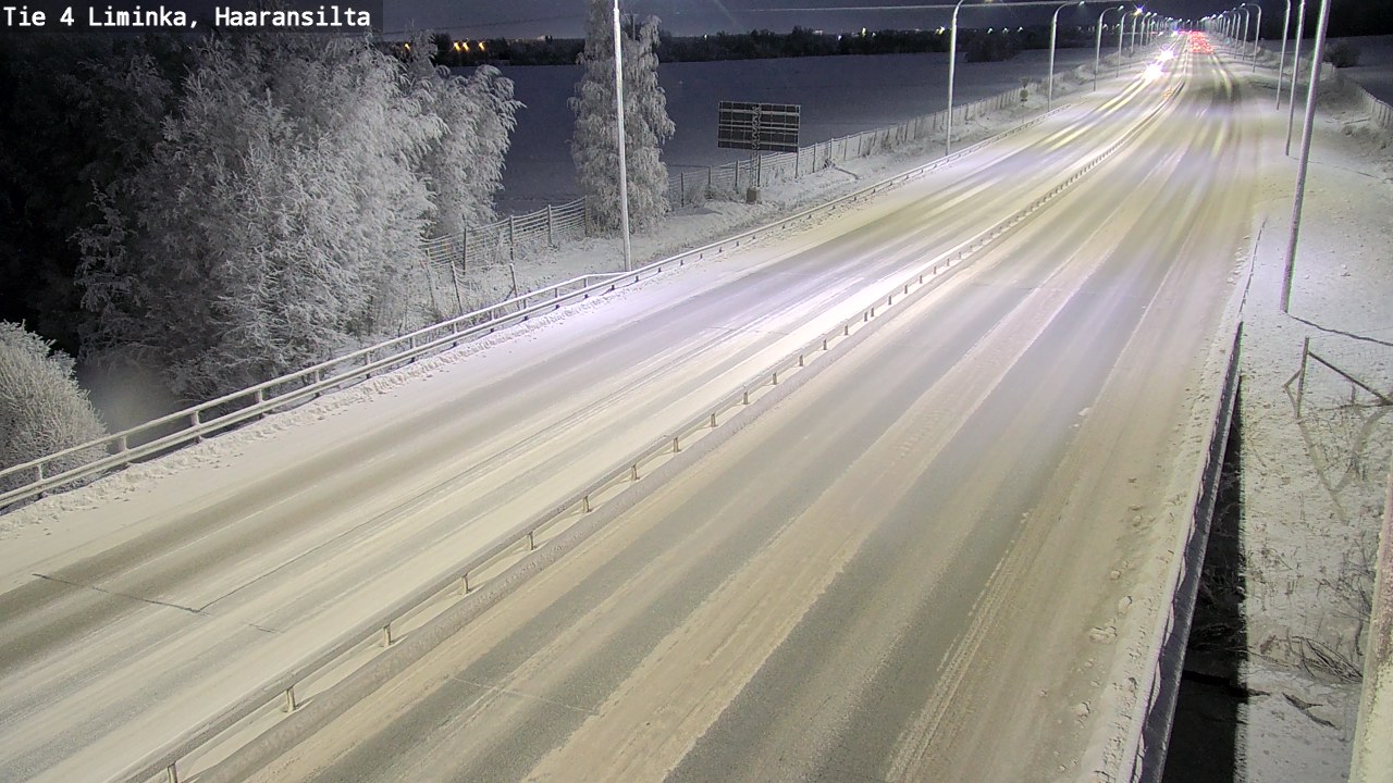 Weather Camera Image Road 4 Liminka, Haaransilta, Liminka, Pohjois-Pohjanmaa