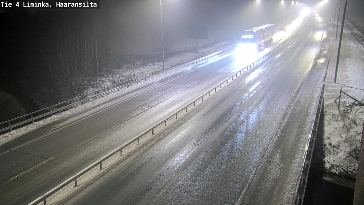 Weather Camera Image Väg 4 Limingo, Haaransilta, Liminka, Pohjois-Pohjanmaa