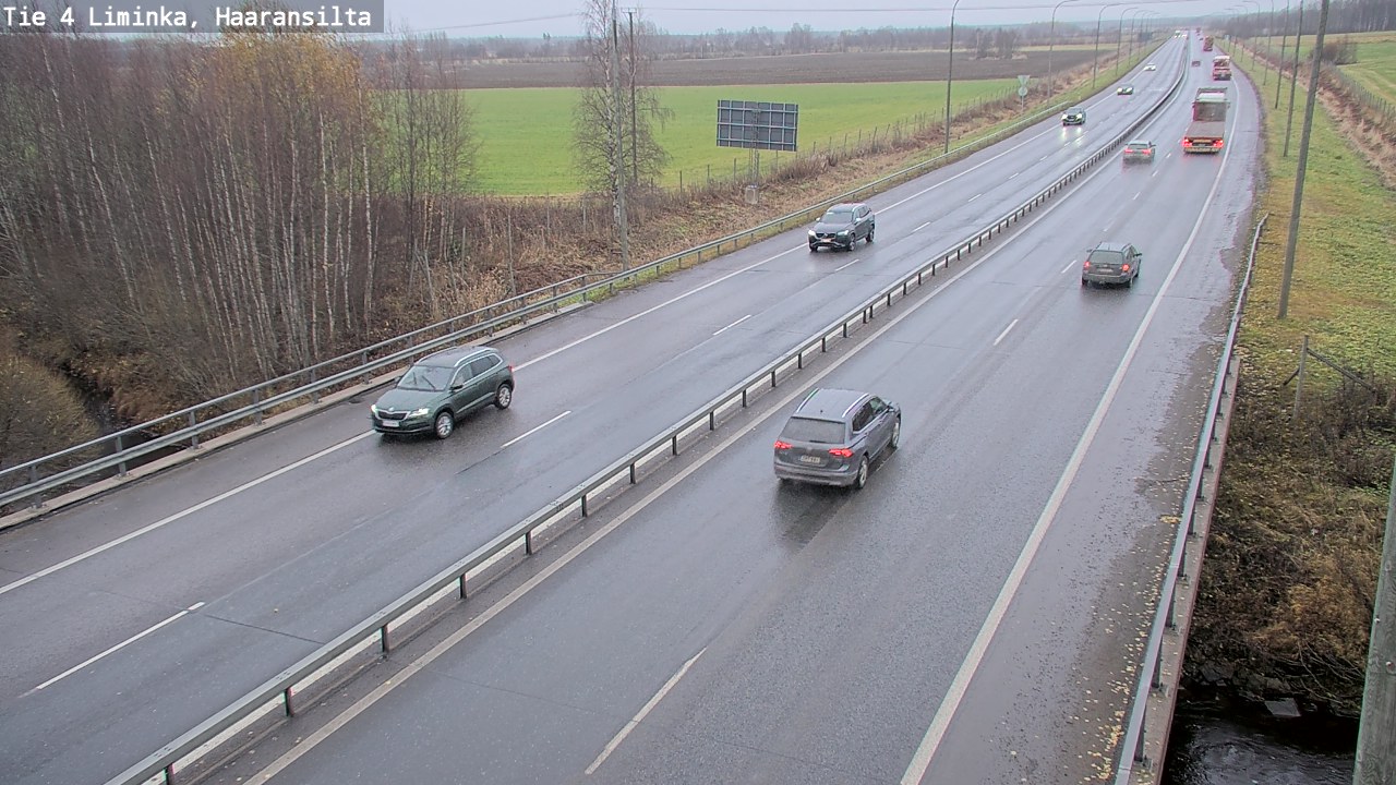 Kelikamerat Kuva Tie 4 Liminka, Haaransilta, Liminka, Pohjois-Pohjanmaa