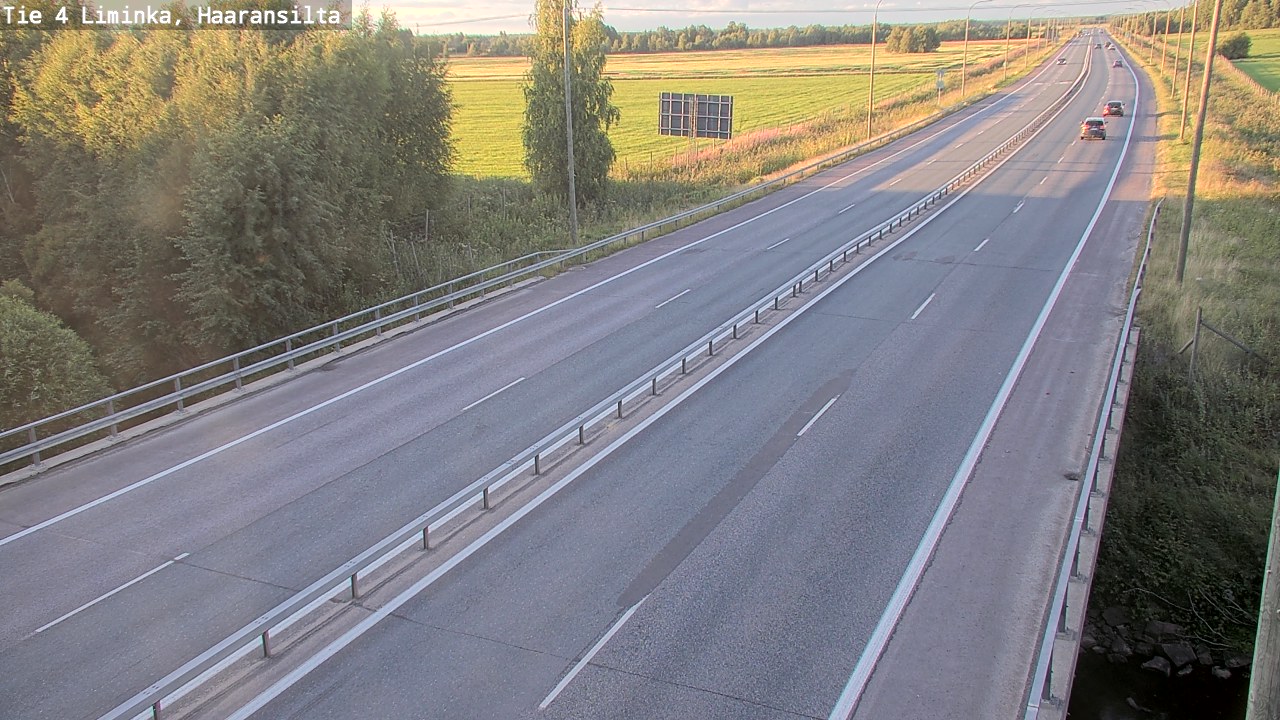 Kelikamerat Kuva Tie 4 Liminka, Haaransilta, Liminka, Pohjois-Pohjanmaa
