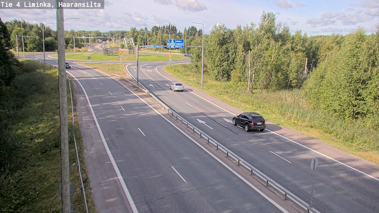 Weather Camera Image Road 4 Liminka, Haaransilta, Liminka, Pohjois-Pohjanmaa