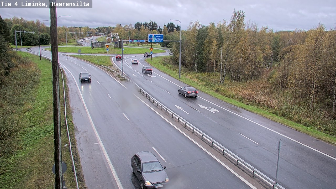 Weather Camera Image Road 4 Liminka, Haaransilta, Liminka, Pohjois-Pohjanmaa