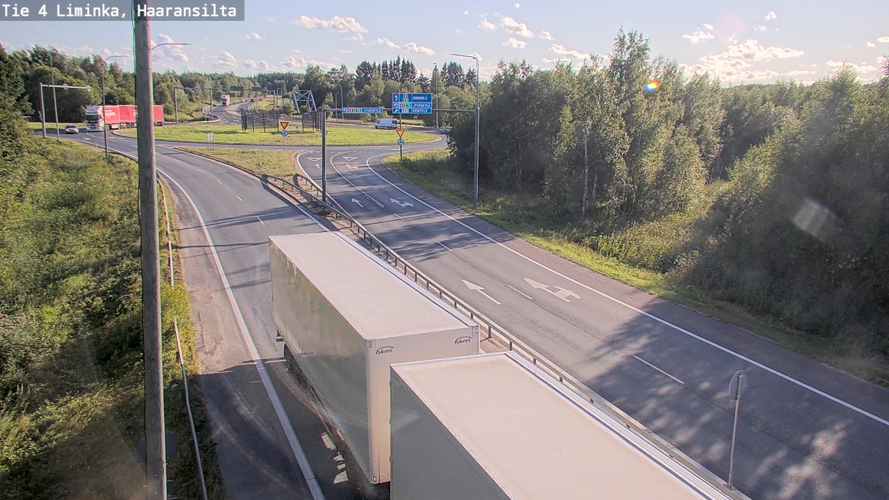 Kelikamerat Kuva Tie 4 Liminka, Haaransilta, Liminka, Pohjois-Pohjanmaa