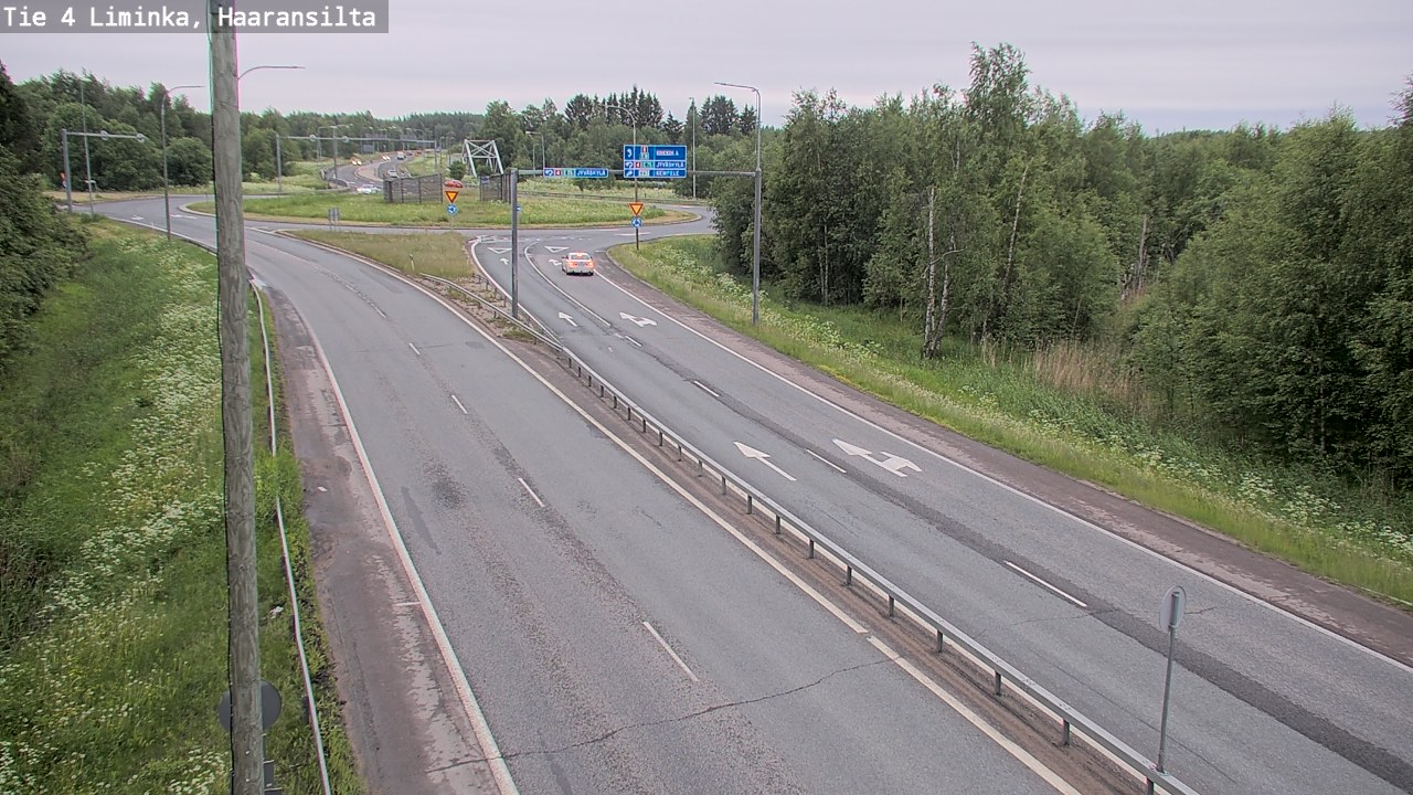 Kelikamerat Kuva Tie 4 Liminka, Haaransilta, Liminka, Pohjois-Pohjanmaa