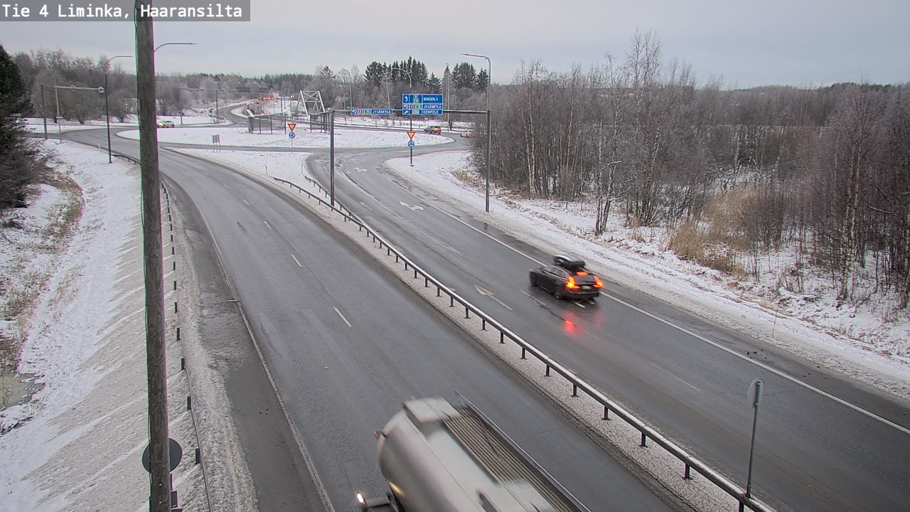 Weather Camera Image Road 4 Liminka, Haaransilta, Liminka, Pohjois-Pohjanmaa