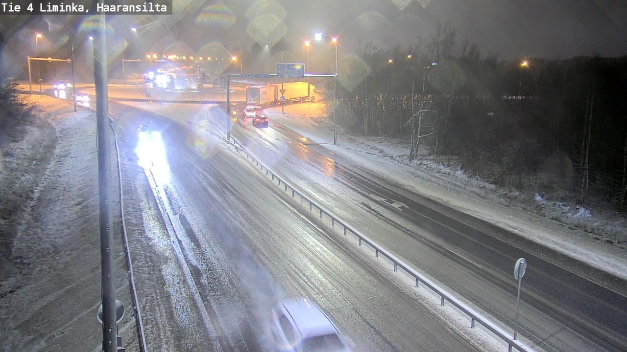 Weather Camera Image Road 4 Liminka, Haaransilta, Liminka, Pohjois-Pohjanmaa