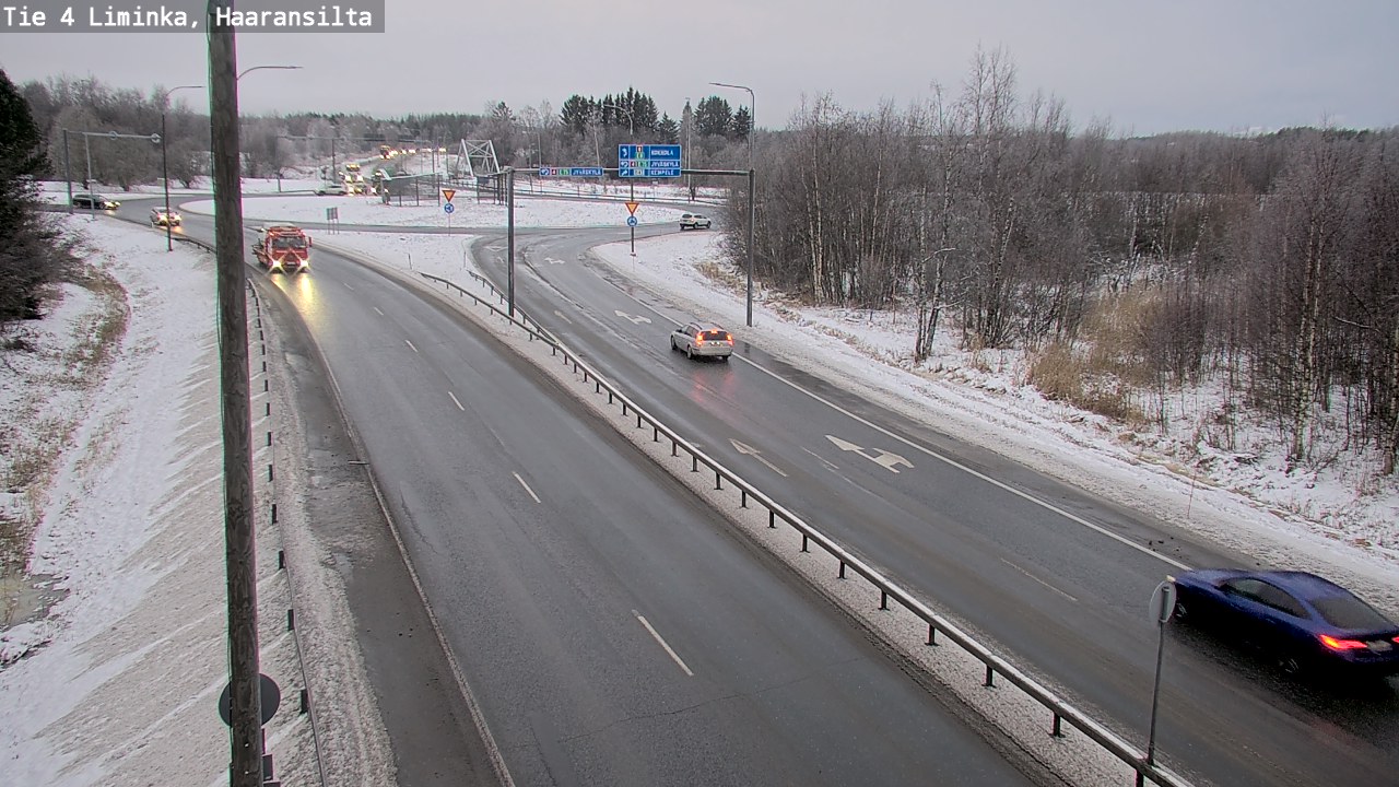 Weather Camera Image Road 4 Liminka, Haaransilta, Liminka, Pohjois-Pohjanmaa