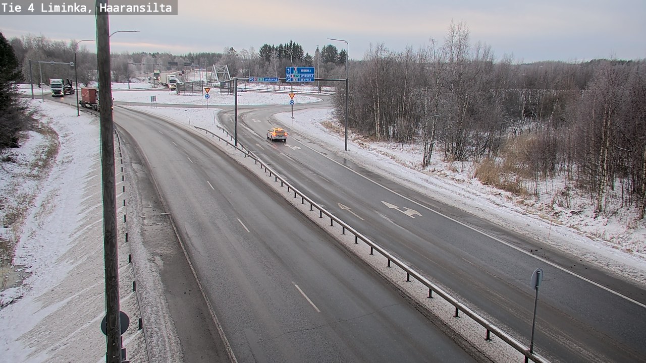 Weather Camera Image Road 4 Liminka, Haaransilta, Liminka, Pohjois-Pohjanmaa