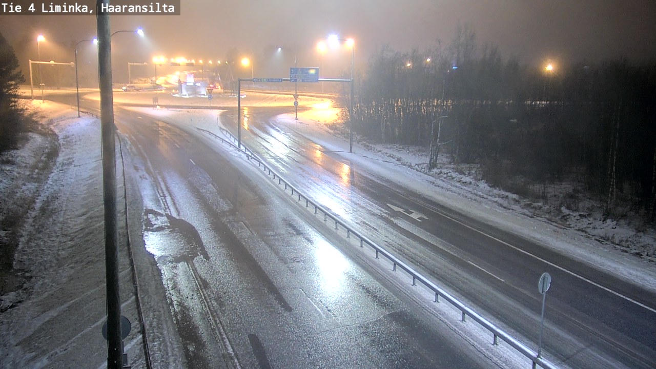 Weather Camera Image Road 4 Liminka, Haaransilta, Liminka, Pohjois-Pohjanmaa