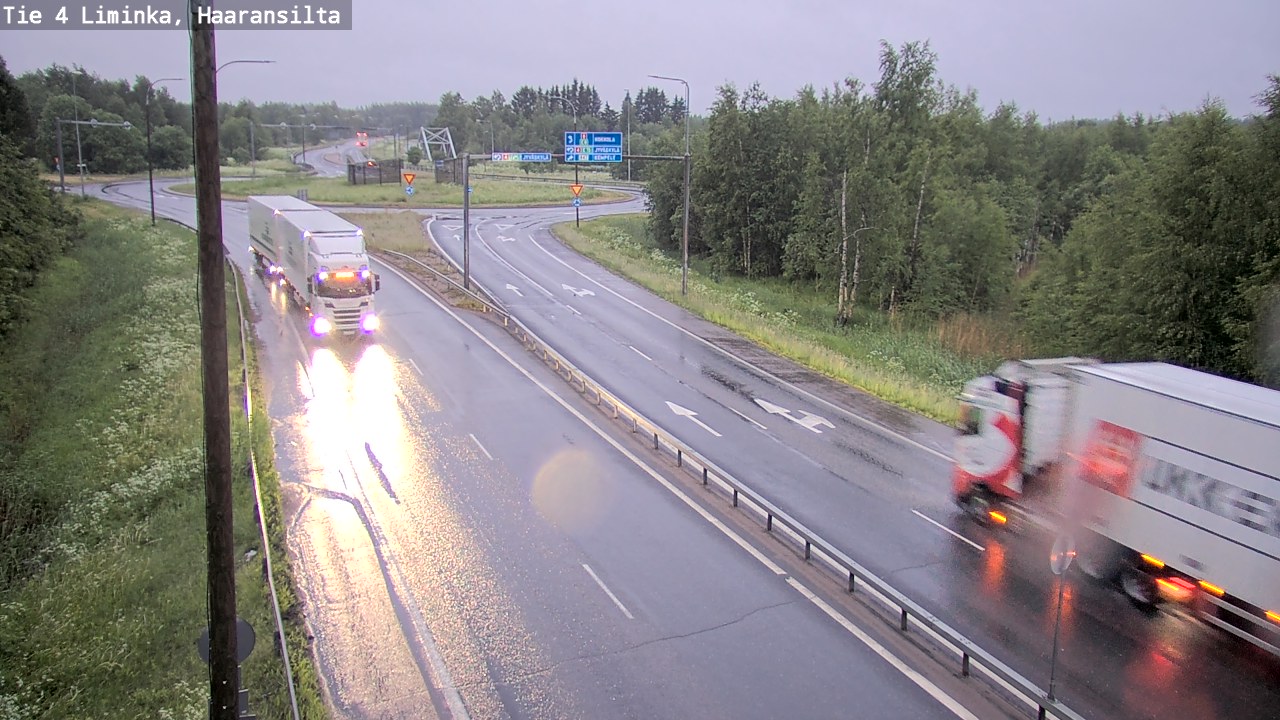 Kelikamerat Kuva Tie 4 Liminka, Haaransilta, Liminka, Pohjois-Pohjanmaa