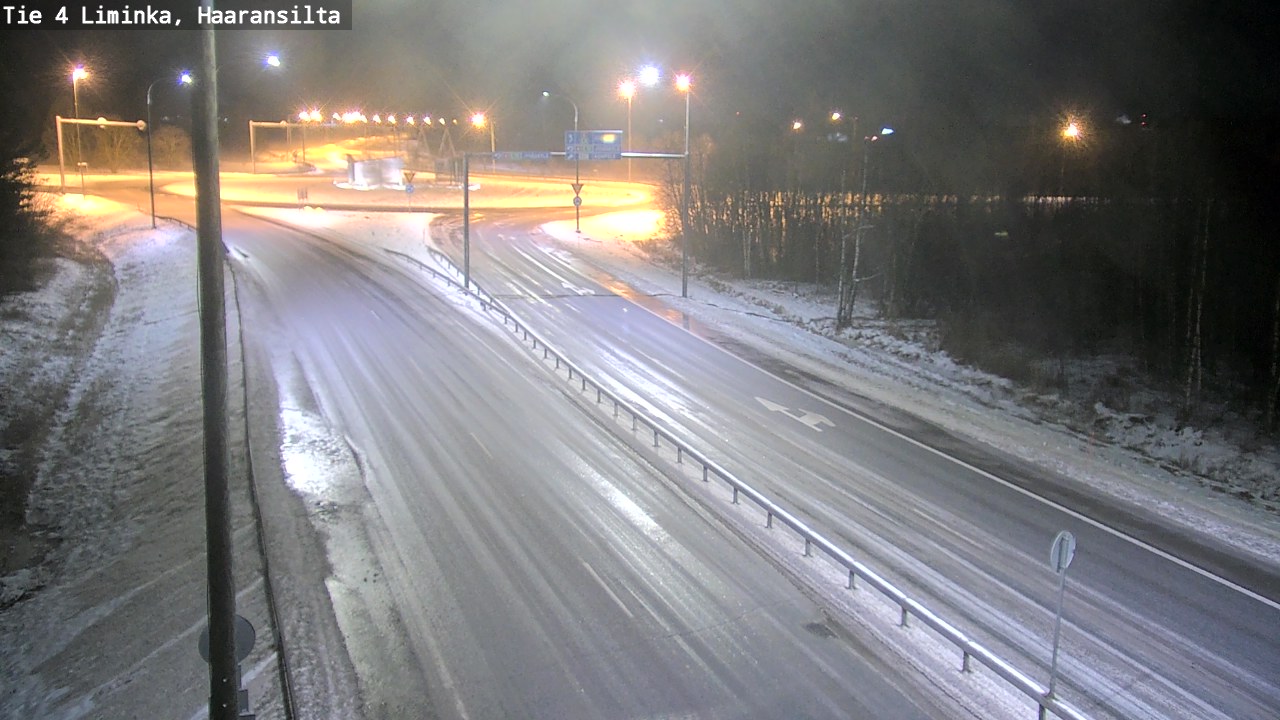 Weather Camera Image Road 4 Liminka, Haaransilta, Liminka, Pohjois-Pohjanmaa