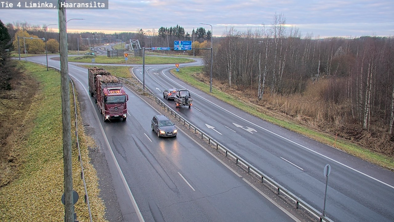Kelikamerat Kuva Tie 4 Liminka, Haaransilta, Liminka, Pohjois-Pohjanmaa