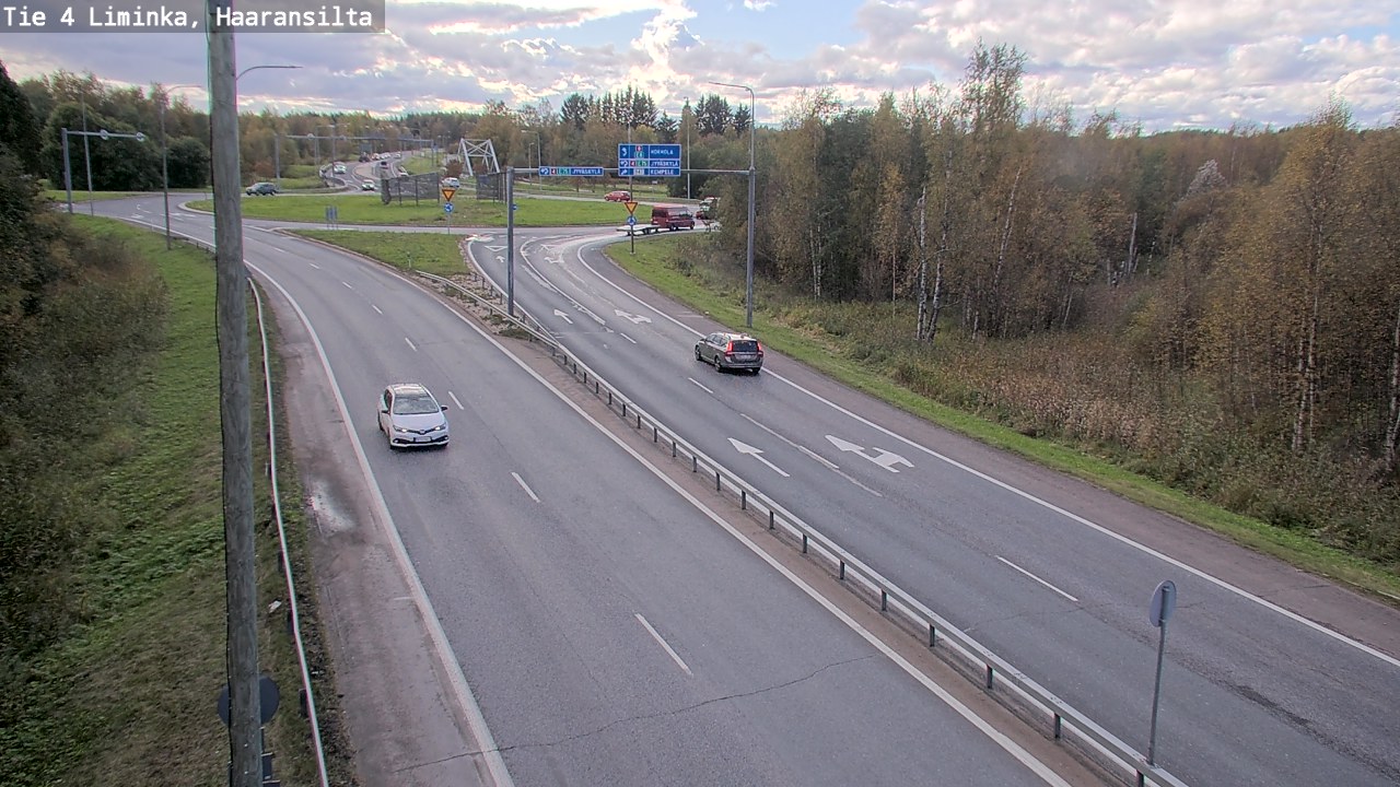 Kelikamerat Kuva Tie 4 Liminka, Haaransilta, Liminka, Pohjois-Pohjanmaa