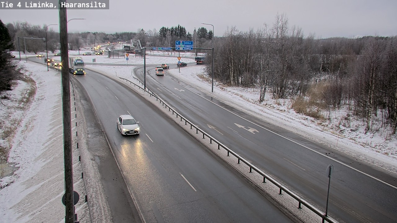 Weather Camera Image Road 4 Liminka, Haaransilta, Liminka, Pohjois-Pohjanmaa