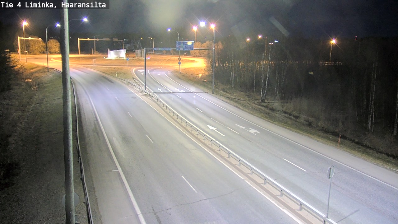 Weather Camera Image Road 4 Liminka, Haaransilta, Liminka, Pohjois-Pohjanmaa
